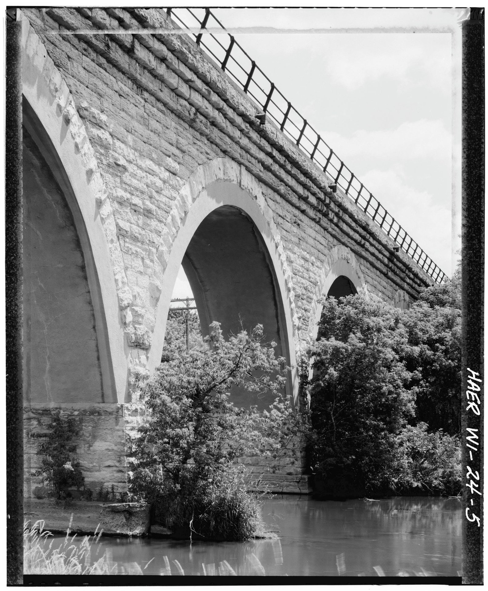 Looking east